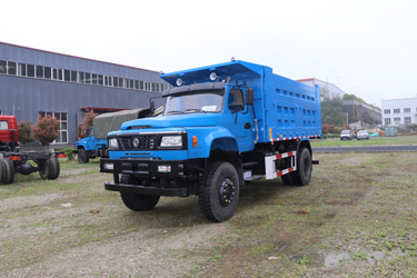 四驅(qū)尖頭自卸_東風(fēng)4×4越野自卸車_東風(fēng)尖頭210馬力卡車