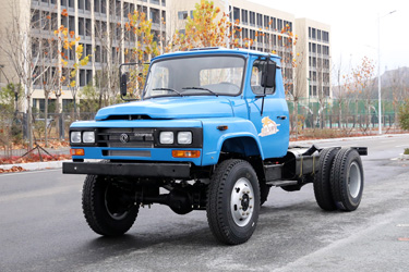 170馬力東風4×4尖頭底盤_四驅(qū)前2.5噸后8噸專用車_長越野全驅(qū)定制廠家