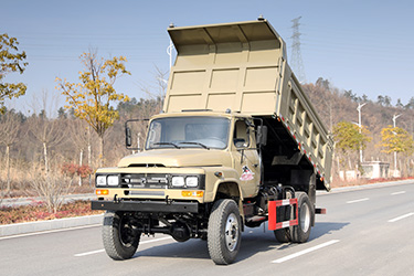 東風(fēng)四驅(qū)EQ1093尖頭自卸_170馬力越野翻斗車_后雙胎專用底盤(pán)改裝定制