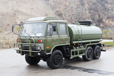 東風(fēng)EQ2102N灑水車(chē)_六驅(qū)雙排越野運(yùn)水車(chē)_專(zhuān)用車(chē)底盤(pán)改裝8~10m3罐式運(yùn)輸車(chē)
