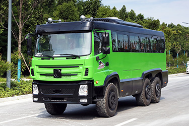 210馬力EQ2102底盤(pán)改裝越野客車(chē)_東風(fēng)6×6越野專用村村通_六驅(qū)25座大巴士公交車(chē)配置
