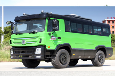 210馬力東風(fēng)EQ2070底盤(pán)改裝越野客車(chē)_4×4越野專用村村通_四驅(qū)25座大巴士公交車(chē)配置